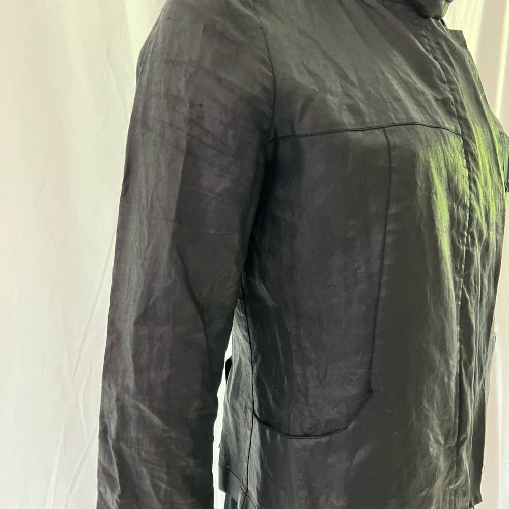 Rare Sarah Pacini coated cotton jacket with magnetic closures. Size M. - Picture 5 of 15